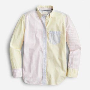 J.Crew Classic-Fit Cotton Poplin Shirt in Cocktail Stripe